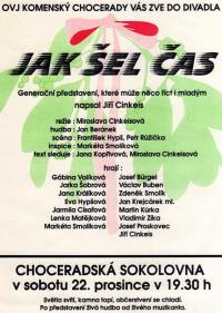 Chocerady, Komenský, Jak šel čas - plakát, 2001