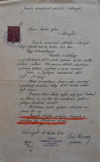 Litomyšl, Jednota divadelních ochotníků, Korespondence, Ka 2/6