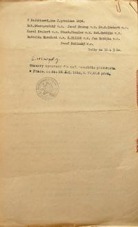 Pelhřimov, Rieger, spolkové stanovy, 1939