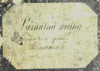 Kosmonosy, SDO, Památní kniha 1867-1870, štítek