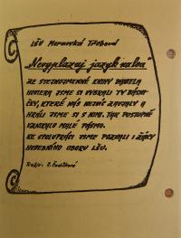 Svitavy, OP dětských divadelních souborů - program, 1989