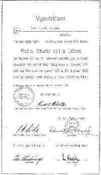 Vysvědčení , Čech Adolf 