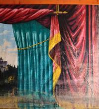 Paračov, detail opony, Helfenburk, autorem Němeček, 193x