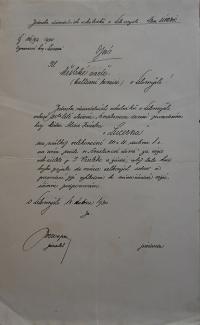 Litomyšl, Jednota divadelních ochotníků, Korespondence, Ka 2/7