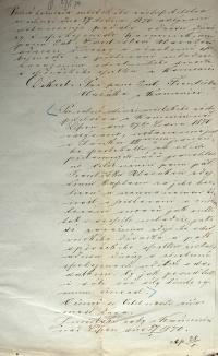 Kamenice nad Lipou, SDO, povolení kaplanu Františku Vlasákovi k divadelní činnosti, 1870