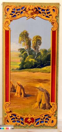 Sudslava, kulisy, č. 76. léto, snopy, na rubu vložka modrého pokoje