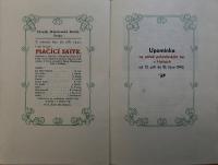 Nový Bydžov, Jirásek, Programy, pozvánky