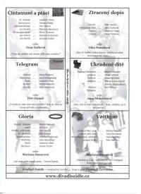 Praha-Dolní Chabry, Divadlo Židle, Čintamani a ptáci - Telegram - Gloria - Ztracený dopis - Ukradené dítě - Věštkyně - plakát, 2014