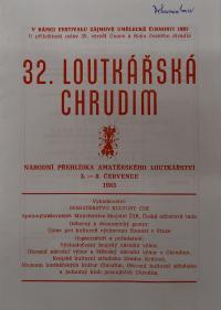 Hradec Králové, Krajské kulturní středisko, Impuls, Chrudim, Loutkářská Chrudim, 1983