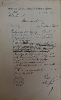 Bystré, Ochotnická  jednota Tyl, Oběžník