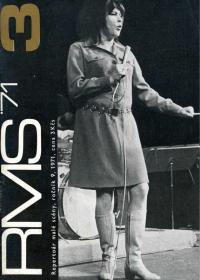 Repertoár malé scény, titulní strana, 1971/3
