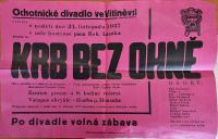 Vitiněves, SDO, Krb bez ohně - plakát, 1937