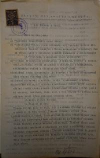 Robosy, Libuše, Stanovy, 1922