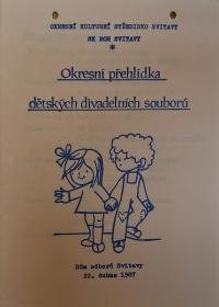 Svitavy, OP dětský divadelních souborů - program, 1987