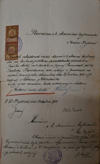 Starý Bydžov, Kroužek mládenců, Srážka vlaků - Lapený Samsonek, 1910