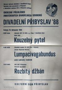Přibyslav, Divadelní Přibyslav 1988 - plakát