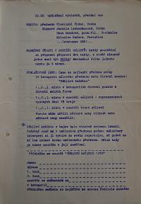 Pardubice, Svaz českých divadelních ochotníků Pardubice, Okresní výbor, Zápisy z jednání, 1971 - 1989