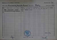 Pardubice, Mitlöhnerův okresek ÚMDOČ, Kartotéka činnosti spolků, 1949