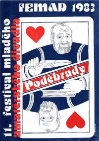Poděbrady, 11. CP FEMAD, programová brožura, 1983