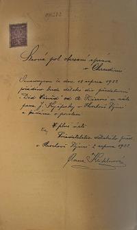 Hrochův Týnec, Děti, Děd - Vševěd, 1922