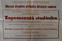 Polička, OP dětských divadelních souborů - plakát, 1984