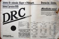 Pelhřimov, Rieger, Drc - plakát, 1935