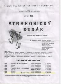 Sedlčany, SDO, Strakonický dudák, pozvánka, 2012