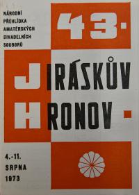 Hradec Králové, Krajské kulturní středisko, Impuls, Jiráskův Hronov, 1973