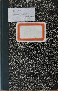 Chlumec nad Cidlinou, Klicpera, Kniha protokolů, 1928 - 1948