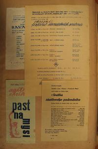 Luže, Okresní festival divadelních souborů - programy, 1963