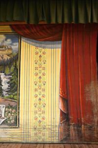 Čistá u Horek, detail opony, autor František Ulrych, 1940