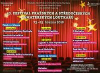 43. festival pražských a středočeských amatérských loutkářů - program, 2018