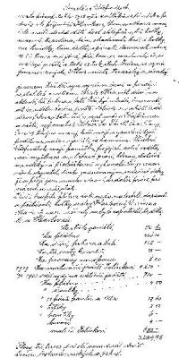 Záznam o stavbě jeviště v kronice obce