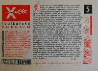 Chrudim, Loutkářská Chrudim, Zpravodaj č. 5, 1961