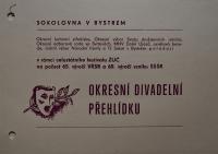 Bystré, OP divadelních souborů - program, 1982