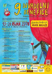 Litoměřice, 9. Divadelní benefice - plakát, 2018