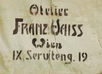 Waiss, firemní označení na oponě, pro knihu upravil MT