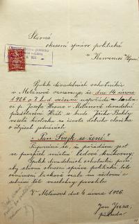 Metánov, Spolek divadelních ochotníků, Pan Švejk se žení, 1926