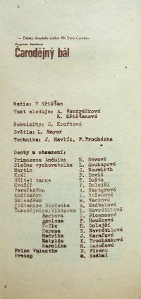 Dolní Cerekev, DDS, Čarodějný bál - prohram, 1985