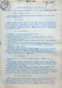 Dolní Vilémovice, Kroužek divadelních ochotníků, spolkové stanovy, 1942