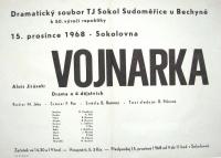 Sudoměřice u Bechyně, Sokol, Vojnarka - plakát, 1968