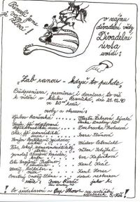 Praha- Nové Město, Divadelní ústa,Zab ranou 1990, program