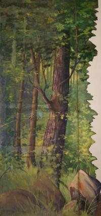 Slatina nad Úpou, Orel, kulisa, les 1, depozitář ve škole,