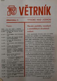 Hradec Králové, Krajské kulturní středisko, Impuls, Vysoké nad Jizerou, NP Krakonošův divadelní podzim, 1982