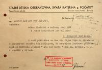 Počátky, Dětská ozdravovna Sv. Kateřina, Sůl nad zlato, 1957