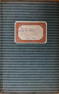 Lochenice, Čtenářsko-ochotnická jednota Jirásek, Kniha zápisů, 1923 - 1939