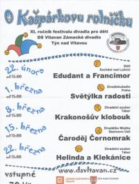 Týn nad Vltavou, O Kašpárkovu rolničku – plakát, 2015