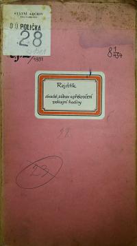 Polička, Okresní úřad, přehled hlášení akcí, 1931