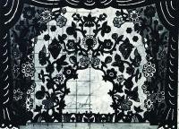 Praha, Národní divadlo, návrh opony pro inscenaci Strakonický dudák, Josef Lada, 1930,