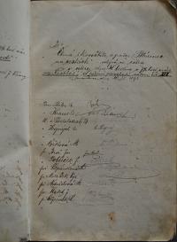 Pardubice, Spolek divadelních ochotníků, Kniha oběžníků, 1893 - 1902